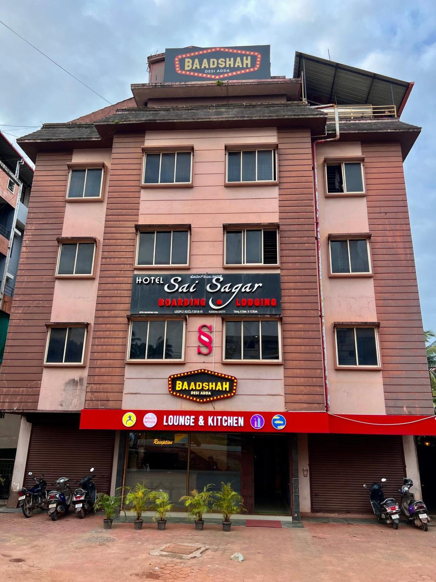 Sai Sagar Hotell Manipal Exteriör bild